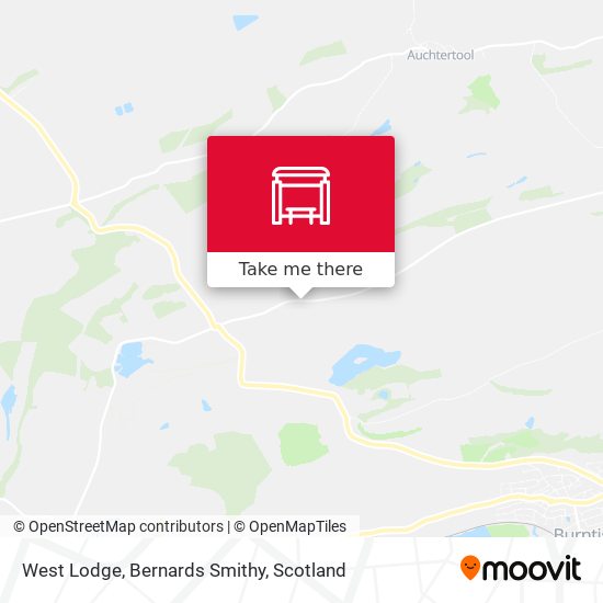 West Lodge, Bernards Smithy map