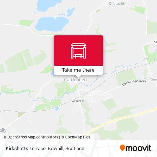 Kirkshotts Terrace, Bowhill map