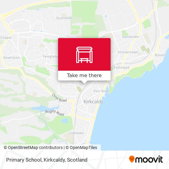 Primary School, Kirkcaldy map