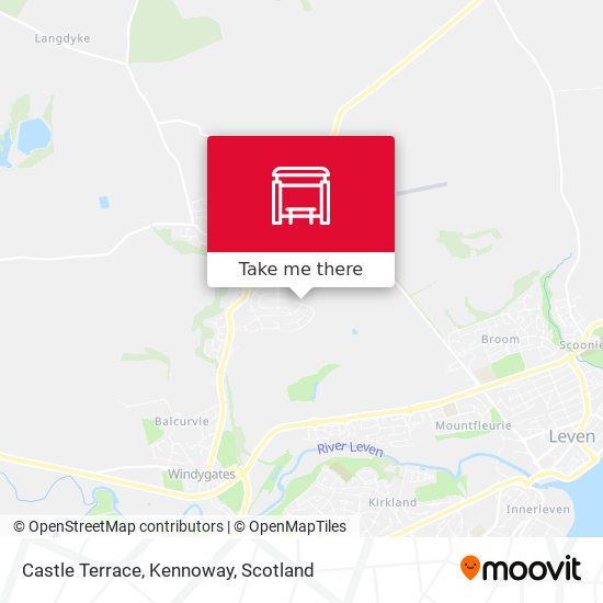 Castle Terrace, Kennoway map
