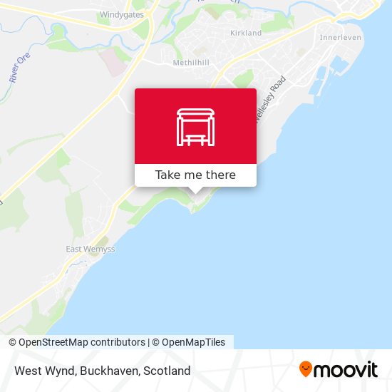 West Wynd, Buckhaven map