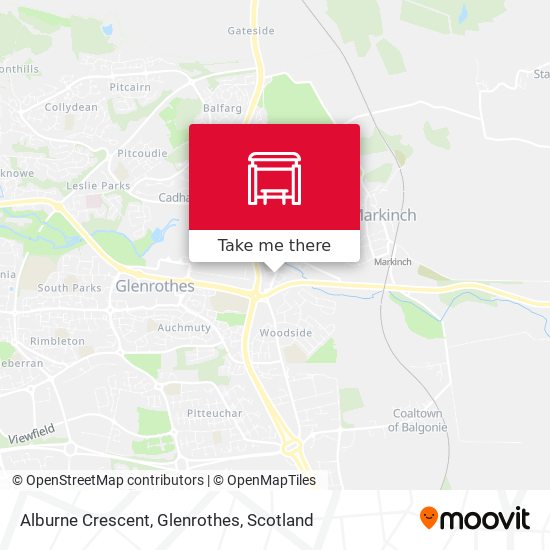 Alburne Crescent, Glenrothes map