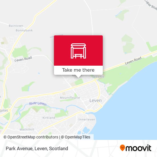 Park Avenue, Leven map
