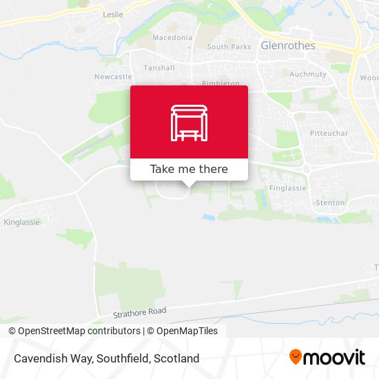 Cavendish Way, Southfield map