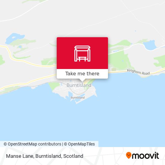 Manse Lane, Burntisland map