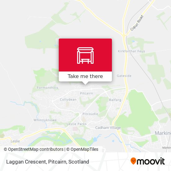 Laggan Crescent, Pitcairn map