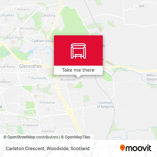 Carleton Crescent, Woodside map