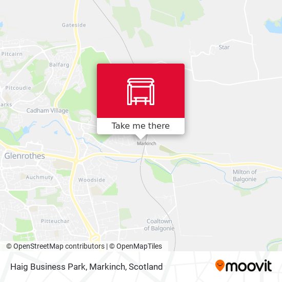 Haig Business Park, Markinch map