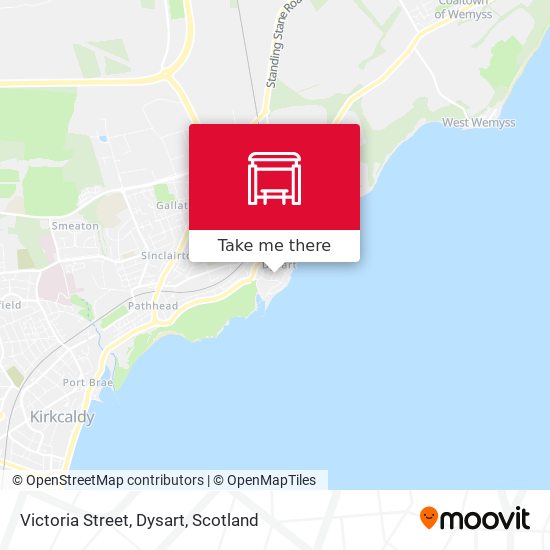 Victoria Street, Dysart map