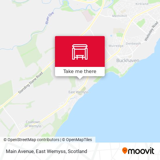 Main Avenue, East Wemyss map