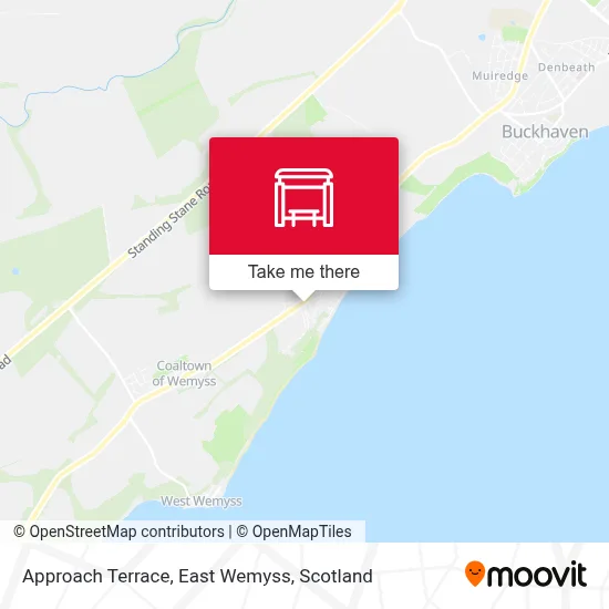 Approach Terrace, East Wemyss map