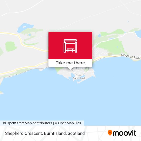 Shepherd Crescent, Burntisland map