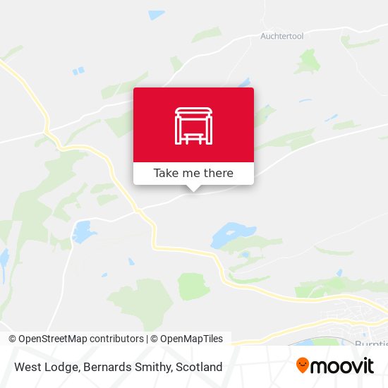 West Lodge, Bernards Smithy map