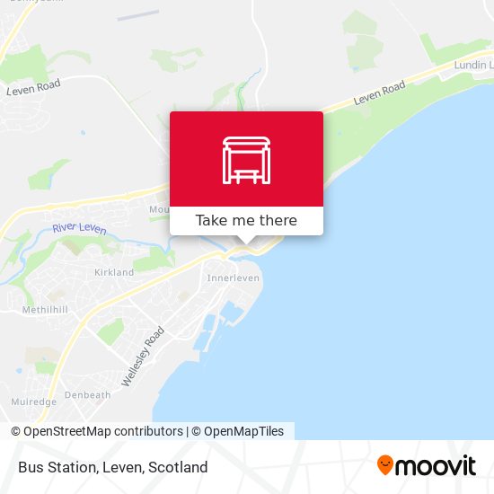 Bus Station, Leven map