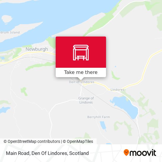 Main Road, Den Of Lindores map