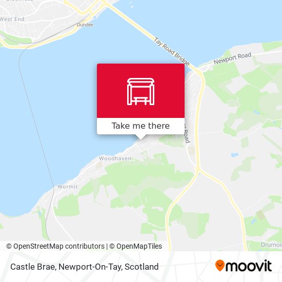 Castle Brae, Newport-On-Tay map