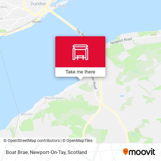 Boat Brae, Newport-On-Tay map