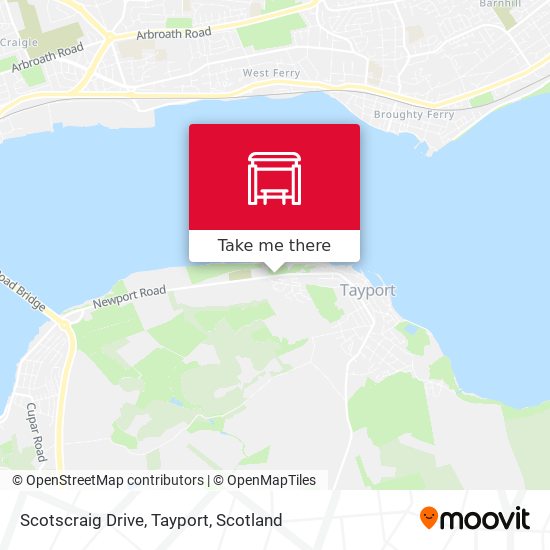 Scotscraig Drive, Tayport map