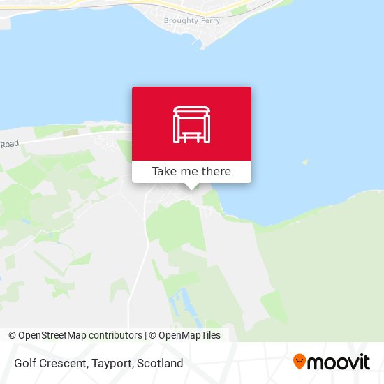 Golf Crescent, Tayport map