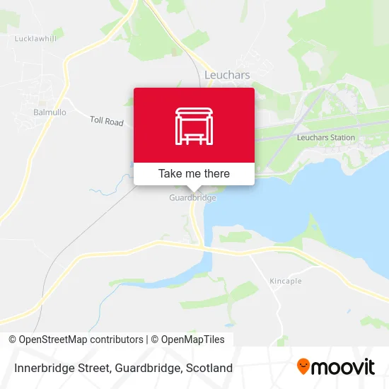 Innerbridge Street, Guardbridge map