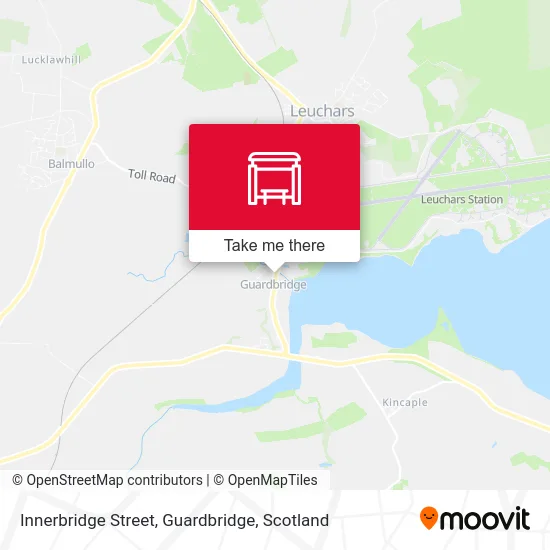 Innerbridge Street, Guardbridge map