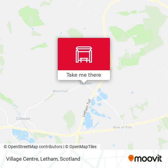 Village Centre, Letham map