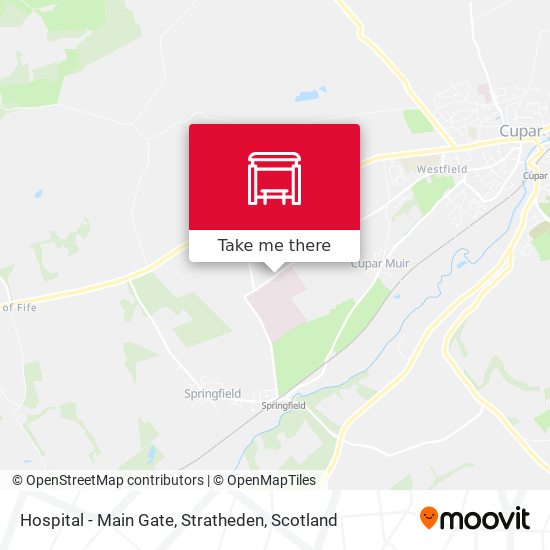 Hospital - Main Gate, Stratheden map