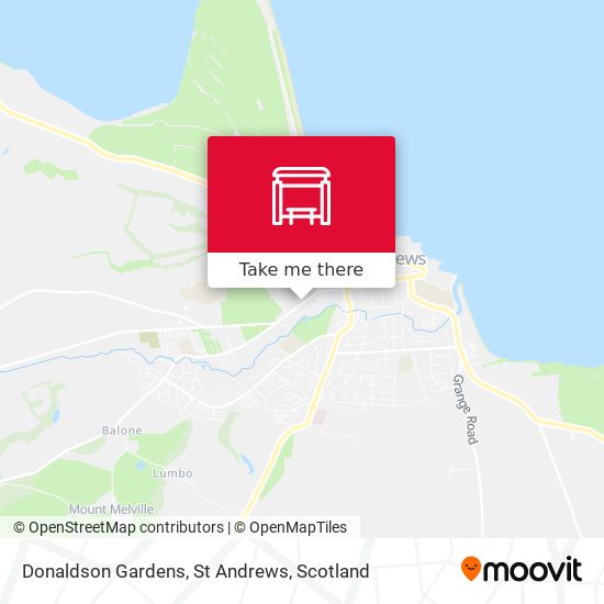Donaldson Gardens, St Andrews map
