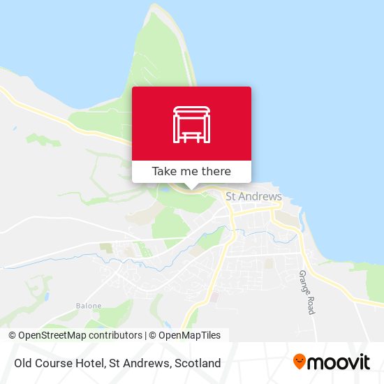 Old Course Hotel, St Andrews map