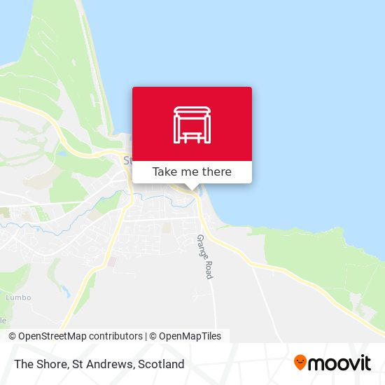 The Shore, St Andrews map