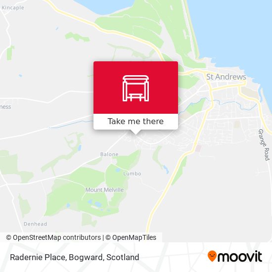 Radernie Place, Bogward map