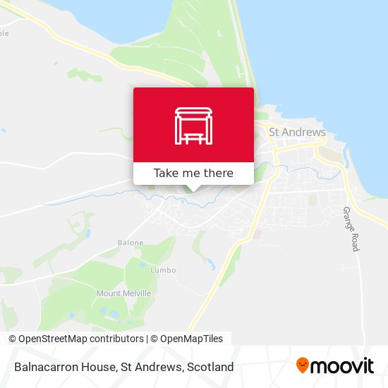 Balnacarron House, St Andrews map