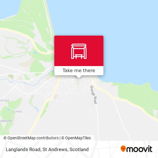 Langlands Road, St Andrews map