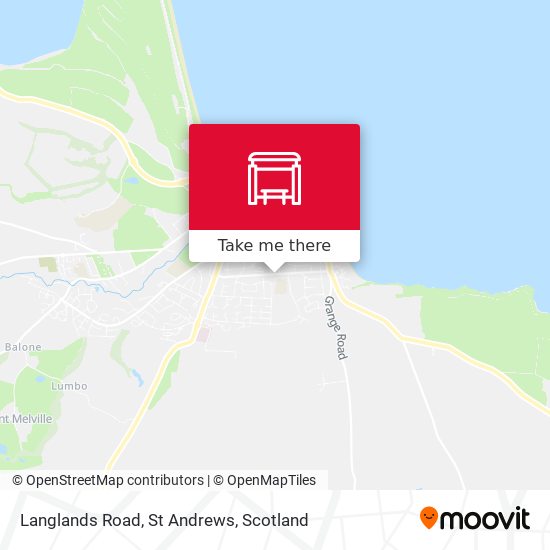 Langlands Road, St Andrews map