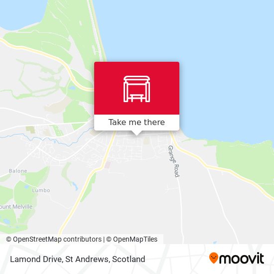 Lamond Drive, St Andrews map