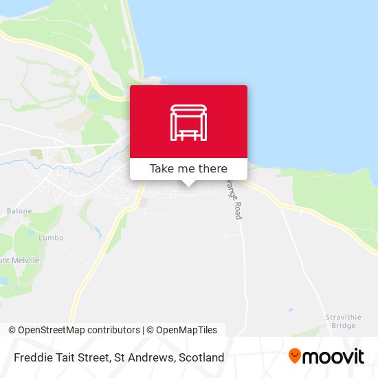 Freddie Tait Street, St Andrews map