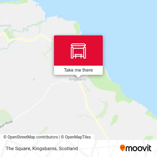 The Square, Kingsbarns map