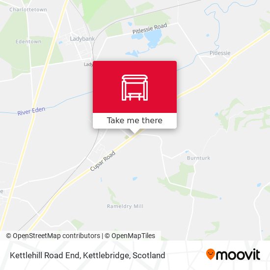 Kettlehill Road End, Kettlebridge map