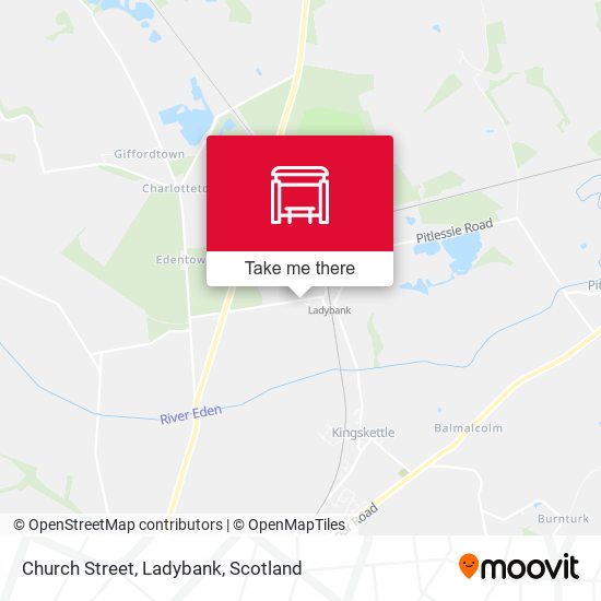 Church Street, Ladybank map