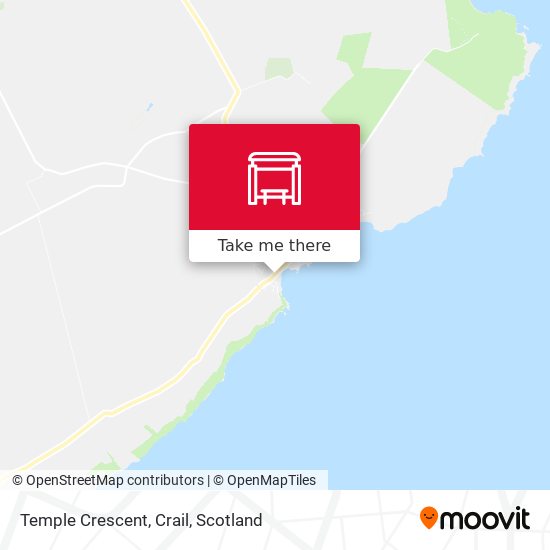 Temple Crescent, Crail map