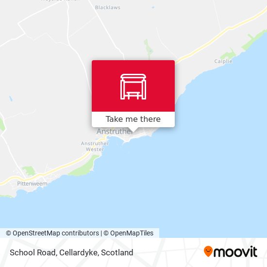 School Road, Cellardyke map