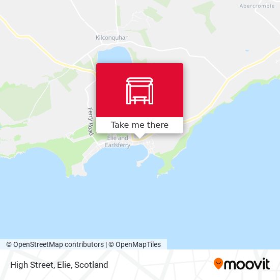 High Street, Elie map