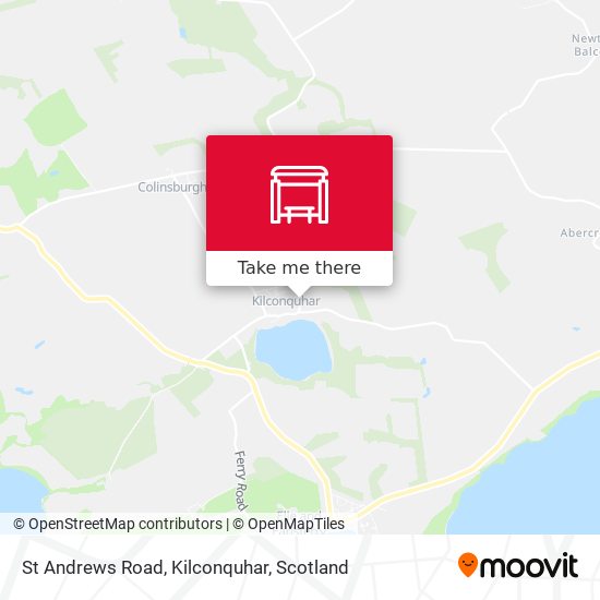 St Andrews Road, Kilconquhar map