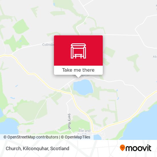 Church, Kilconquhar map