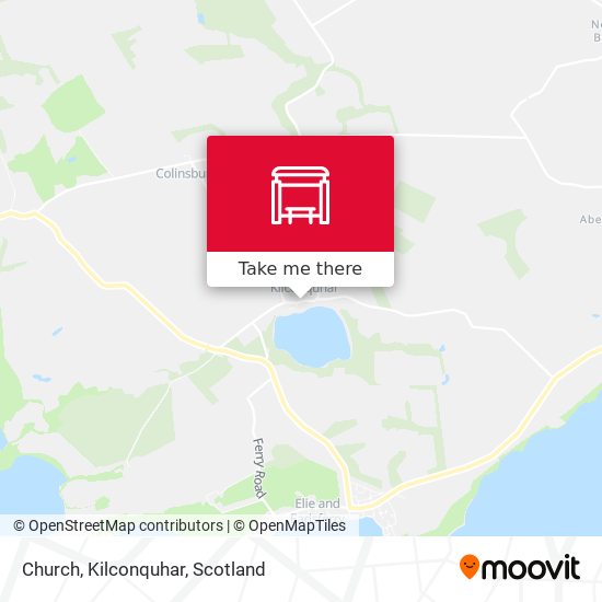 Church, Kilconquhar map