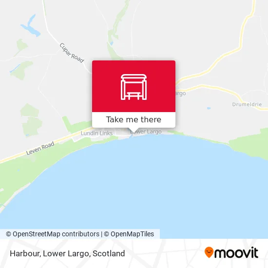 Harbour, Lower Largo map