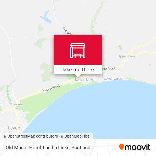 Old Manor Hotel, Lundin Links map