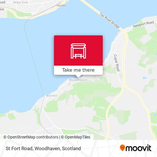 St Fort Road, Woodhaven map
