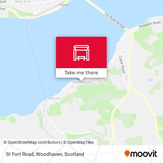 St Fort Road, Woodhaven map