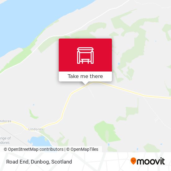 Road End, Dunbog map